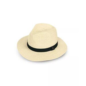 Sunday Afternoon Unisex Cream Black Band Panama Hat Size Small NWOT